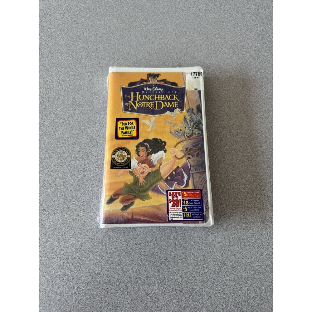Disney The Hunchback of Notre Dame VHS – Factory Sealed – Masterpiece Collection